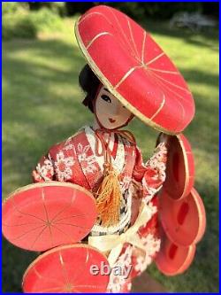 Vintage Japanese Doll Kimono Geisha Maiko Traditional Folk Craft 15