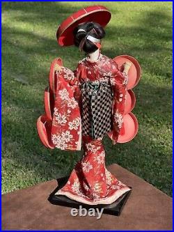 Vintage Japanese Doll Kimono Geisha Maiko Traditional Folk Craft 15