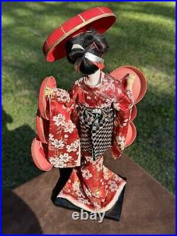 Vintage Japanese Doll Kimono Geisha Maiko Traditional Folk Craft 15