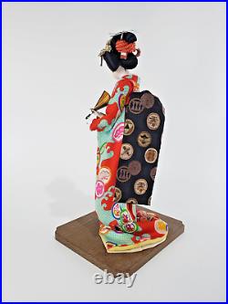Vintage Japanese Doll Kimono Geisha Maiko Traditional Folk Craft Japan