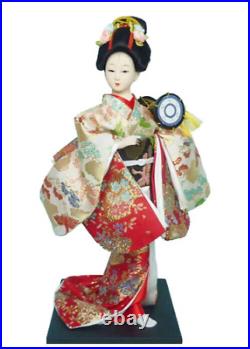 Vintage Japanese Doll Kimono Geisha Maiko Traditional Folk Craft Taiko Japan