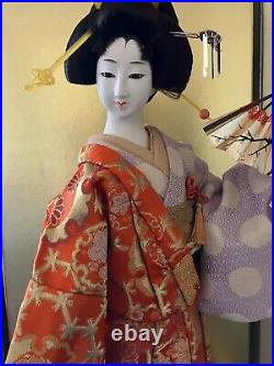 Vintage Japanese Doll Kimono Geisha Maiko Yoshitoku Traditional Folk Craft Japan