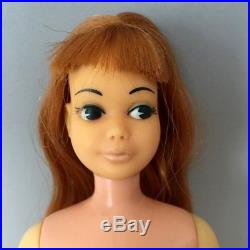 Vintage Japanese Exclusive Skipper Doll Titan Hair Red Head Barbie Mattel Japan