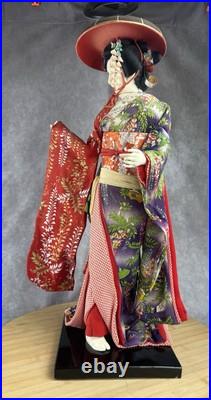 Vintage Japanese Fuji Doll Kimono Geisha Maiko Traditional Folk Craft Japan 22