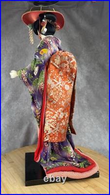 Vintage Japanese Fuji Doll Kimono Geisha Maiko Traditional Folk Craft Japan 22