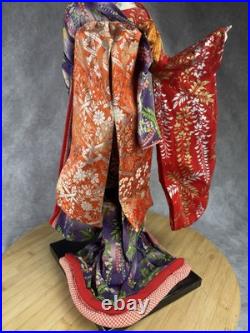 Vintage Japanese Fuji Doll Kimono Geisha Maiko Traditional Folk Craft Japan 22