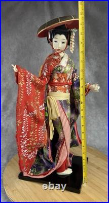 Vintage Japanese Fuji Doll Kimono Geisha Maiko Traditional Folk Craft Japan 22