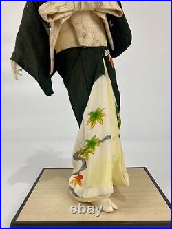 Vintage Japanese Geisha Doll in Elegant Kimono 18Inches Tall Handmade