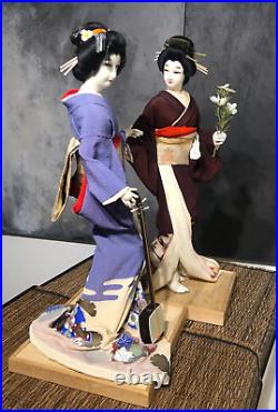 Vintage Japanese Geisha Dolls