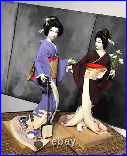 Vintage Japanese Geisha Dolls