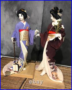 Vintage Japanese Geisha Dolls