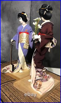 Vintage Japanese Geisha Dolls