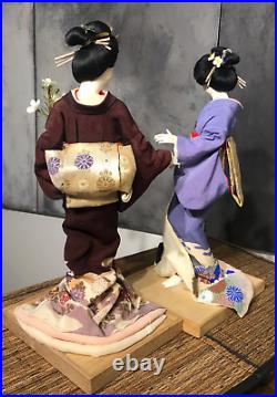 Vintage Japanese Geisha Dolls