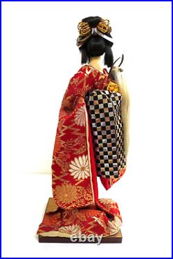 Vintage Japanese Geisha Maiko Kimono Traditional Folk Craft Doll