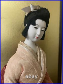 Vintage Japanese Gofun Doll Kimono Geisha Maiko Branch Flower Vintage Japanese Gofun Doll Kimono Geisha Maiko Branch Flower