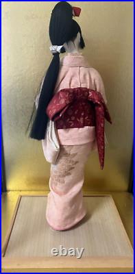 Vintage Japanese Gofun Doll Kimono Geisha Maiko Branch Flower Vintage Japanese Gofun Doll Kimono Geisha Maiko Branch Flower