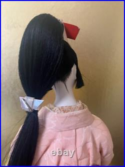 Vintage Japanese Gofun Doll Kimono Geisha Maiko Branch Flower Vintage Japanese Gofun Doll Kimono Geisha Maiko Branch Flower