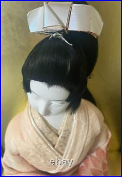 Vintage Japanese Gofun Doll Kimono Geisha Maiko Branch Flower Vintage Japanese Gofun Doll Kimono Geisha Maiko Branch Flower