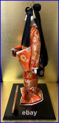 Vintage Japanese Gofun Doll Kimono Geisha Maiko Long Hair Ancient Customes Vintage Japanese Gofun Doll Kimono Geisha Maiko Long Hair Ancient Customes