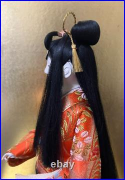 Vintage Japanese Gofun Doll Kimono Geisha Maiko Long Hair Ancient Customes Vintage Japanese Gofun Doll Kimono Geisha Maiko Long Hair Ancient Customes