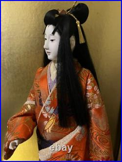 Vintage Japanese Gofun Doll Kimono Geisha Maiko Long Hair Ancient Customes Vintage Japanese Gofun Doll Kimono Geisha Maiko Long Hair Ancient Customes