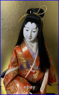 Vintage Japanese Gofun Doll Kimono Geisha Maiko Long Hair Ancient Customes Vintage Japanese Gofun Doll Kimono Geisha Maiko Long Hair Ancient Customes