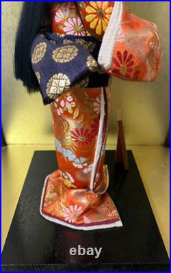 Vintage Japanese Gofun Doll Kimono Geisha Maiko Long Hair Ancient Customes Vintage Japanese Gofun Doll Kimono Geisha Maiko Long Hair Ancient Customes
