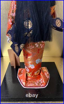 Vintage Japanese Gofun Doll Kimono Geisha Maiko Long Hair Ancient Customes Vintage Japanese Gofun Doll Kimono Geisha Maiko Long Hair Ancient Customes