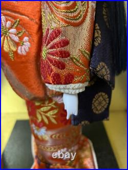 Vintage Japanese Gofun Doll Kimono Geisha Maiko Long Hair Ancient Customes Vintage Japanese Gofun Doll Kimono Geisha Maiko Long Hair Ancient Customes