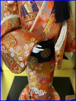Vintage Japanese Gofun Doll Kimono Geisha Maiko Long Hair Ancient Customes Vintage Japanese Gofun Doll Kimono Geisha Maiko Long Hair Ancient Customes