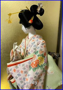 Vintage Japanese Gofun Doll Kimono Geisha Maiko Traditional Folk Craft Japan