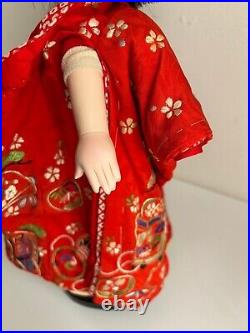 Vintage Japanese Gofun Ichimatsu Doll Girl Bisque Doll Height14.5in(37cm) Vintage Japanese Gofun Ichimatsu Doll Girl Bisque Doll Height14.5in(37cm)