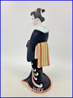 Vintage Japanese Hakata Doll Kimono Geisha Maiko Clay Pottery Bijin Ningyo Kogei