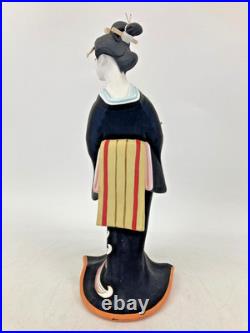 Vintage Japanese Hakata Doll Kimono Geisha Maiko Clay Pottery Bijin Ningyo Kogei