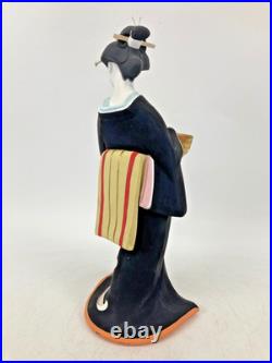 Vintage Japanese Hakata Doll Kimono Geisha Maiko Clay Pottery Bijin Ningyo Kogei