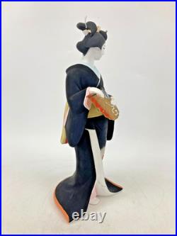 Vintage Japanese Hakata Doll Kimono Geisha Maiko Clay Pottery Bijin Ningyo Kogei