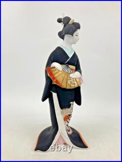 Vintage Japanese Hakata Doll Kimono Geisha Maiko Clay Pottery Bijin Ningyo Kogei