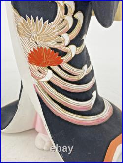 Vintage Japanese Hakata Doll Kimono Geisha Maiko Clay Pottery Bijin Ningyo Kogei