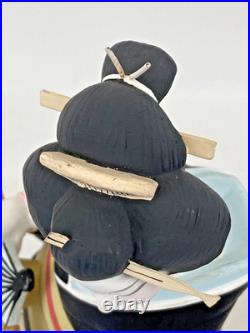 Vintage Japanese Hakata Doll Kimono Geisha Maiko Clay Pottery Bijin Ningyo Kogei