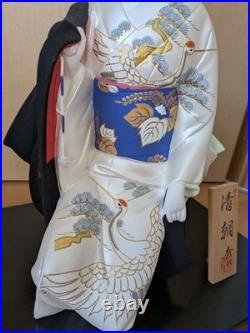 Vintage Japanese Hakata Ningyo Traditional Art Figurine Collectible