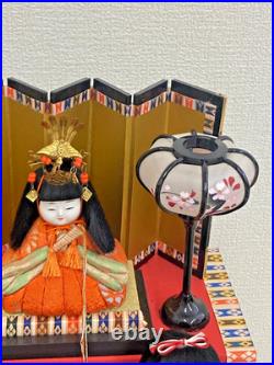 Vintage Japanese Hina Dolls 5 Tier Set Girls Day Festival Ornament Kimono Re0208