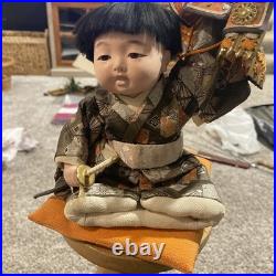 Vintage Japanese Ichimatsu Baby Doll. Victory War Suit