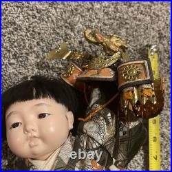 Vintage Japanese Ichimatsu Baby Doll. Victory War Suit