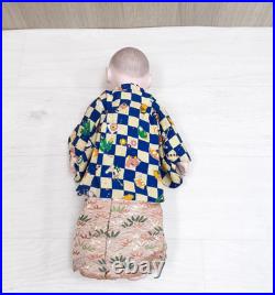 Vintage Japanese Ichimatsu Boy Doll in Kimono from Showa Era Traditional Antique