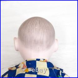 Vintage Japanese Ichimatsu Boy Doll in Kimono from Showa Era Traditional Antique