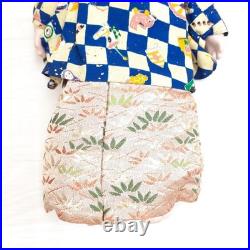 Vintage Japanese Ichimatsu Boy Doll in Kimono from Showa Era Traditional Antique