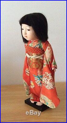 Vintage Japanese Ichimatsu Doll About 14 Rare Made In Occupied Japan