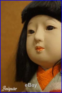 Vintage Japanese Ichimatsu Doll Gofun Girl
