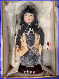 Vintage Japanese Ichimatsu Doll Inscribed Kimono Boy 45cm Japanese Bisque doll