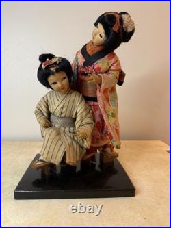 Vintage Japanese Ichimatsu Dolls Traditional Robe and Geta 14 Vintage Japanese Ichimatsu Dolls Traditional Robe and Geta 14